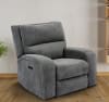 Polaris 6 Piece Power Reclining Sectional with Power Headrests and USB Ports in Bizmark Grey Fabric by Parker House - MPOL-BIG-6 - Image 3 of 0