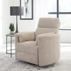 Radius Manual Swivel Glider Recliner Chair in Burlap Cover by Parker House - PH-MRAD-812GS-BRLP - Image 4 of 0