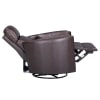 Radius Manual Swivel Glider Recliner Chair in Hickory Brown Cover by Parker House - PH-MRAD-812GS-HIBR - Image 4 of 0