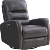 Ringo Power Swivel Glider Recliner in Florence Grey Leather by Parker House - MRIN#812GSPH-FGR - Image 2 of 0