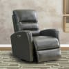 Ringo Power Swivel Glider Recliner in Florence Grey Leather by Parker House - MRIN#812GSPH-FGR - Image 3 of 0