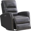 Ringo Power Swivel Glider Recliner in Florence Grey Leather by Parker House - MRIN#812GSPH-FGR - Image 4 of 0