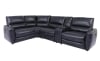 Samson 5 Piece Sectional with Power Headrests and USB Ports in Banner Navy Fabric by Parker House - MSAM-5 - Image 2 of 0