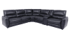 Samson 6 Piece Sectional with Power Headrests and USB Ports in Banner Navy Fabric by Parker House - MSAM-PACKA(H)-BAN - Image 3 of 0