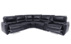 Samson 6 Piece Sectional with Power Headrests and USB Ports in Banner Navy Fabric by Parker House - MSAM-PACKA(H)-BAN - Image 4 of 0