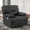 Spartacus 5 Piece Power Reclining Sectional with Power Headrests and USB Ports in Black Fabric by Parker House - MSPA-BLC-05 - Image 3 of 0