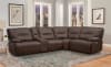 Spartacus BUILD YOUR OWN Sectional with Power Headrests and USB Ports in Chocolate Fabric by Parker House - MSPA-BYO-CHO - Image 3 of 0