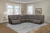 Spartacus 5 Piece Power Reclining Sectional with Power Headrests and USB Ports in Chocolate Fabric by Parker House - MSPA-CHO-05 - Image 3 of 0