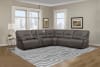Spartacus 6 Piece Power Reclining Sectional with Power Headrests and USB Ports in Haze Fabric by Parker House - MSPA-HAZ-6 - Image 1 of 0