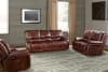 Vail 2 Piece Power Reclining Set with Power Headrests and USB Ports in Burnt Sienna Leather by Parker House - MVAI-832PH-BUR-SET - Image 1 of 0
