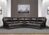 Whitman 5 Piece Power Cordless Sectional with Power Headrests and USB Ports in Verona Coffee Leather by Parker House - MWHI-05-VCO - Image 1 of 0