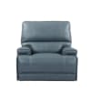 Whitman Power Cordless Recliner with Power Headrest and USB Port in Verona Azure Leather by Parker House - MWHI#812PH-P25-VAZ - Image 3 of 0