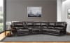 Whitman 6 Piece Power Cordless Sectional with Power Headrests and USB Ports in Verona Coffee Leather by Parker House - MWHI-PACKA(H)-P50-VCO - Image 1 of 0