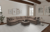 The Bump 4 Piece Modular Sectional in Alistair Fossil Fabric by Parker House - SBMP-PACK4A-ALFS - Image 2 of 0