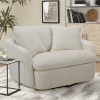 Boomer Large Swivel Chair in Utopia Sand Fabric by Parker House - SBMR#912-UTSA - Image 1 of 0