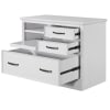 Shoreham Functional File Cabinet in Effortless White Finish by Parker House - SHO#442F-EFW - Image 2 of 0