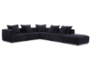 Recess 5 Piece Modular Sectional in Reptile Blue Fabric by Parker House - SREC-PACK5A-RPBL - Image 4 of 0