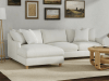 Vogue 2 Piece Sectional Sofa in Farlo Chalk Fabric by Parker House - SVOG-PACK2A-FACH - Image 2 of 0