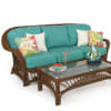Bali Outdoor Sofa by Palm Springs Rattan - P4403 - Image 1 of 0