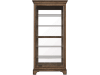 Accents Sliding Door Curio w/ Glass Shelves in Medium Wood Finish by Pulaski - PUL-P021768 - Image 5 of 0