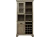 Accents Kitchen Curio with Wine Storage in Medium Wood Finish by Pulaski - PUL-P021770 - Image 1 of 0
