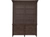 Revival Row Display Cabinet w/ Storage Drawers in Dark Wood Finish by Pulaski - PUL-P348-DR-K1 - Image 1 of 0