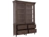 Revival Row Display Cabinet w/ Storage Drawers in Dark Wood Finish by Pulaski - PUL-P348-DR-K1 - Image 3 of 0