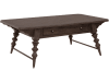 Revival Row 4 Piece Rectangular Cocktail Table w/ Drawer Set in Dark Wood Finish by Pulaski - PUL-P348250 - Image 2 of 0