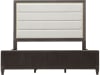 West End Loft Upholstered Queen Bed in Dark Wood Finish by Pulaski - PUL-P361-BR-K1-B - Image 1 of 0