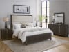 West End Loft Upholstered Queen Bed in Dark Wood Finish by Pulaski - PUL-P361-BR-K1-B - Image 2 of 0