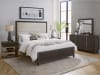 West End Loft Upholstered Queen Bed in Dark Wood Finish by Pulaski - PUL-P361-BR-K1-B - Image 3 of 0