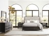Quincy 8 Piece Upholstered Queen Bedroom Set in Beige and Black Finish by Pulaski - PUL-P375-BR-K1 - Image 1 of 0