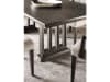 Quincy 7 Piece Pedestal Dining Room Set in Black and Soft Bronze Finish by Pulaski - PUL-P375-DR-K1-70-71 - Image 4 of 0