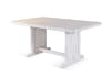 Bayside 4 Piece Breakfast Nook Dining Room Set in Marble White Finish by Sunny Designs - SD-0113MW - Image 4 of 0