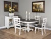 Carriage House 5 Piece Round Table Dining Room Set with Ladderback/Wood Seat Chair by Sunny Designs - SD-1014EC-1432EC - Image 2 of 0