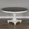 Carriage House 5 Piece Round Table Dining Room Set with Ladderback/Wood Seat Chair by Sunny Designs - SD-1014EC-1432EC - Image 4 of 0