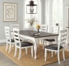 Bourbon County 7 Piece Dining Room Set with Ladderback/Cushion Seat Chair by Sunny Designs - SD-1015FC-1432FC-C - Image 1 of 0