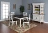Bourbon County 7 Piece Dining Room Set with Ladderback/Wood Seat Chair by Sunny Designs - SD-1015FC-1432FC-W - Image 3 of 0