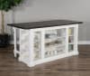 Carriage House 5 Piece Kitchen Island Table Set with Wood Seat Stool by Sunny Designs - SD-1016EC-1433EC-24 - Image 5 of 0