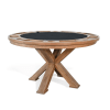 5 Piece Round Dining Set With Reversible Table Top in Oak Grove Finish by Sunny Designs - SD-1034OG - Image 2 of 0