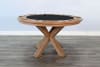 5 Piece Round Dining Set With Reversible Table Top in Oak Grove Finish by Sunny Designs - SD-1034OG - Image 3 of 0