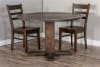 Homestead 5 Piece Round Table Dining Room Set with Ladderback/Wood Seat Chair by Sunny Designs - SD-1043TL2-1616TL - Image 2 of 0
