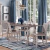 Westwood Village 7 Piece Counter Height Dining Set with Caneback/Wood Seat Barstool by Sunny Designs - SD-1107WV-1610WV-24 - Image 3 of 0