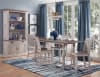 Westwood Village 7 Piece Counter Height Dining Set with Caneback/Wood Seat Barstool by Sunny Designs - SD-1107WV-1610WV-24 - Image 4 of 0