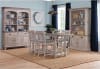 Westwood Village 7 Piece Counter Height Dining Set with Caneback/Wood Seat Barstool by Sunny Designs - SD-1107WV-1610WV-24 - Image 5 of 0
