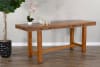 Sedona 7 Piece Counter Height Dining Set with Double Crossback/Cushion Seat Barstool by Sunny Designs - SD-1118RO-1848RO2 - Image 2 of 0