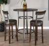 5 Piece Round Pub Table Dining Set with Barstool w/ Back & Swivel by Sunny Designs - SD-1127TL-42-1624TL2-B30 - Image 2 of 0