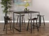 Newport 5 Piece Counter Height Dining Set in Dark Brown Finish by Sunny Designs - SD-1145TL-36 - Image 1 of 0