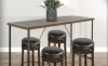Newport 5 Piece Counter Height Dining Room Set in Tobacco Leaf by Sunny Designs - SD-1154TL-1624TL2-24 - Image 1 of 0