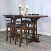Homestead 5 Piece Pub Table Dining Room Set with Swivel Barstool by Sunny Designs - SD-1163TL-1624TL2-B30 - Image 2 of 0